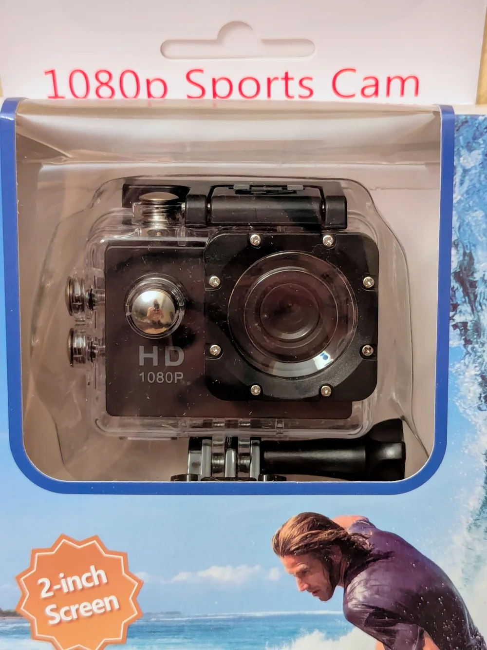1080p Full HD Sports Action Camera Waterproof 30M 2